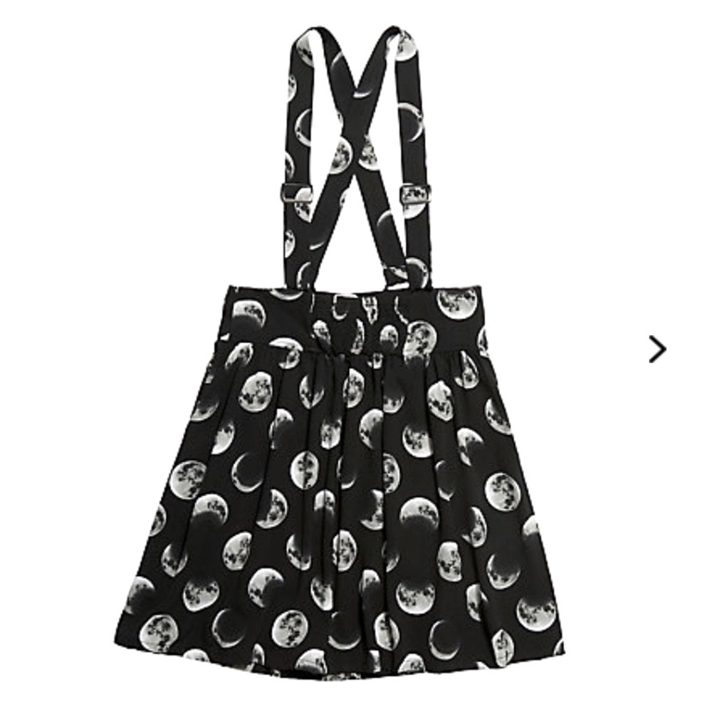🖤 Moon Phase Suspender Skirt WITH POCKETS 🖤